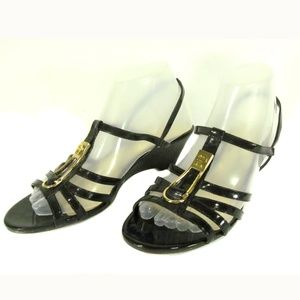 Etienne Aigner Dark Brown Sandals Size 8 M